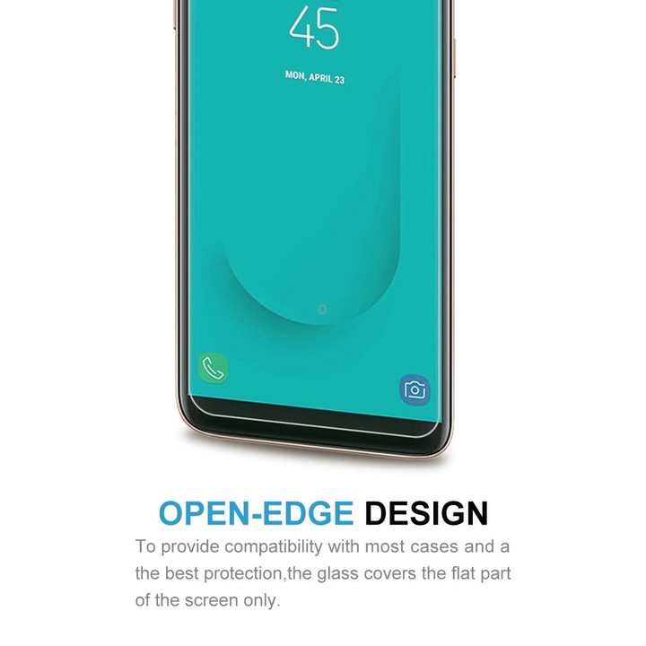 10 PCS 0.26mm 9H 2.5D Tempered Glass Film for Galaxy J6