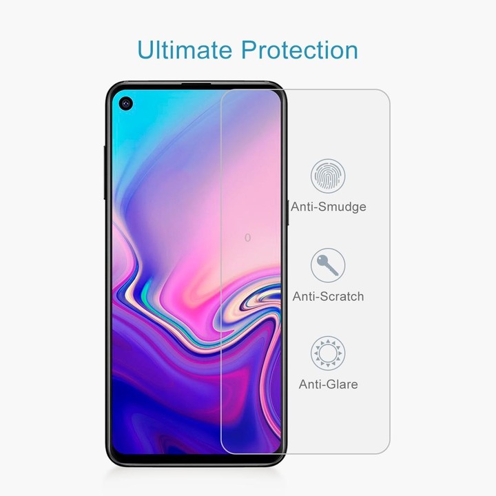 100 PCS 0.26mm 9H 2.5D Explosion-proof Tempered Glass Film for Galaxy A8s