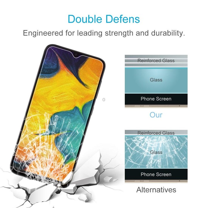 10 PCS 0.26mm 9H 2.5D Tempered Glass Film for Galaxy A30 / A30 JP