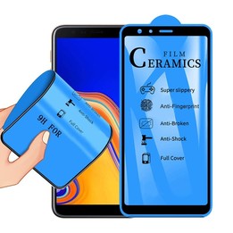2.5D Full Glue Full Cover Ceramics Film for Galaxy J4 Plus / J6 Plus