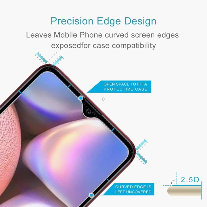 10 PCS 0.26mm 9H 2.5D Tempered Glass Film for Galaxy A10s