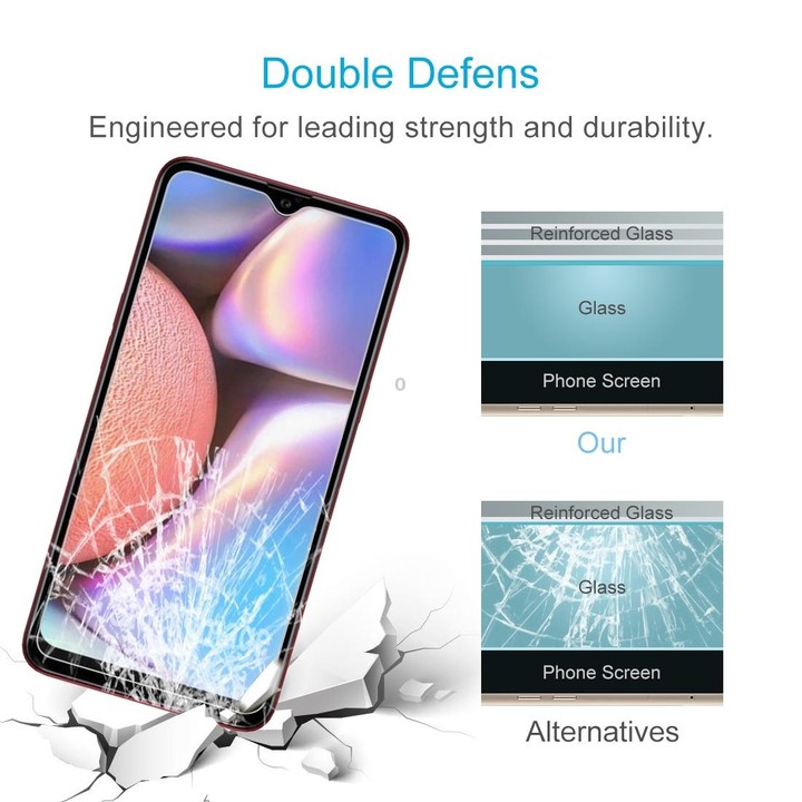 10 PCS 0.26mm 9H 2.5D Tempered Glass Film for Galaxy A10s