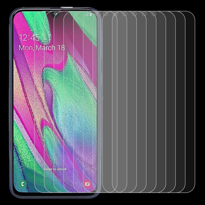 10 PCS 2.5D Non-Full Screen Tempered Glass Film for Galaxy A40