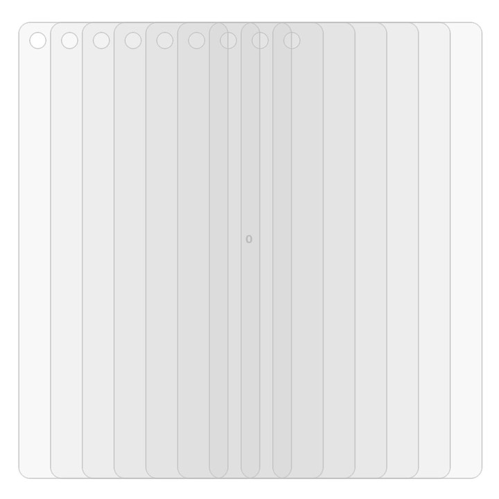 50 PCS 2.5D Non-Full Screen Tempered Glass Film for Galaxy A60