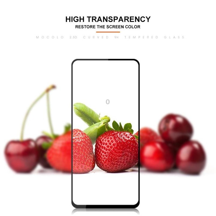 mocolo 0.33mm 9H 2.5D Full Glue Tempered Glass Film for Galaxy A90 (Black)