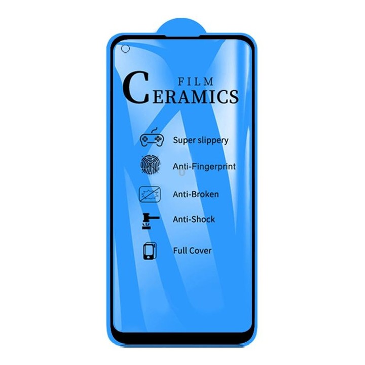 25 PCS For Samsung Galaxy A11 / M11 / Motorola Moto G8 2.5D Full Glue Full Cover Ceramics Film