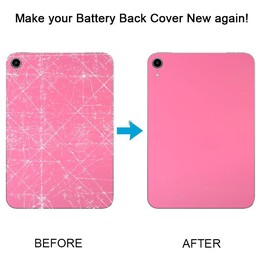 For iPad Mini 6 2021 WiFi Version Aluminum Alloy Back Battery Cover(Black)