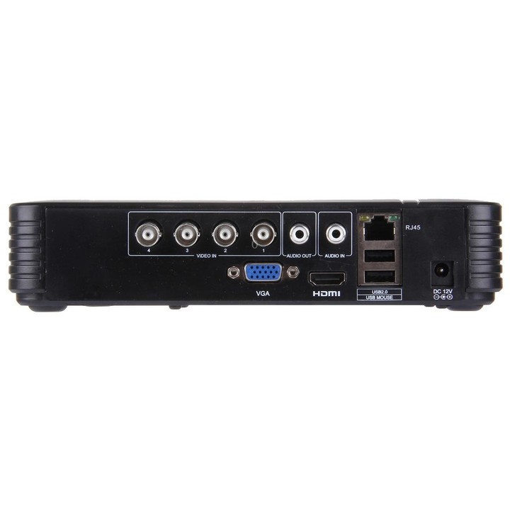 A4B2 4Ch Bullet IP Camera NVR Kit, Support Night Vision / Motion Detection, IR Distance: 20m