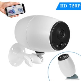 VESAFE VS-DC01 Security HD 720P Two-Way Audio Wireless Wifi IP Camera, Support Night Vision & PIR Detection & TF Card, IP54 Wate