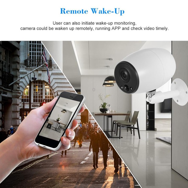 VESAFE VS-DC01 Security HD 720P Two-Way Audio Wireless Wifi IP Camera, Support Night Vision & PIR Detection & TF Card, IP54 Wate