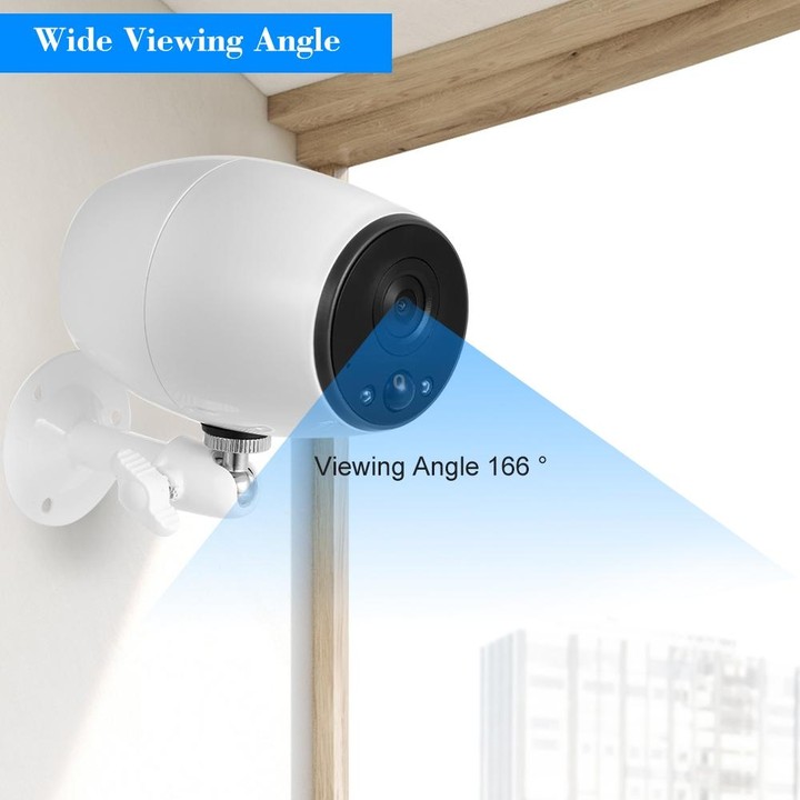VESAFE VS-DC01 Security HD 720P Two-Way Audio Wireless Wifi IP Camera, Support Night Vision & PIR Detection & TF Card, IP54 Wate