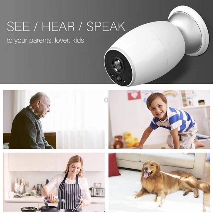 Anpwoo Cannon 1.3MP 960P 1/3 inch CMOS HD WiFi IP Camera With Tripod Holder, Support Motion Detection / Night Vision(White)