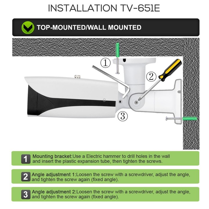 TV-651eH5/IP AF POE H.264++ 5MP IP Camera Auto Focus 4x Zoom 2.8-12MM Lens Surveillance Cameras(White)