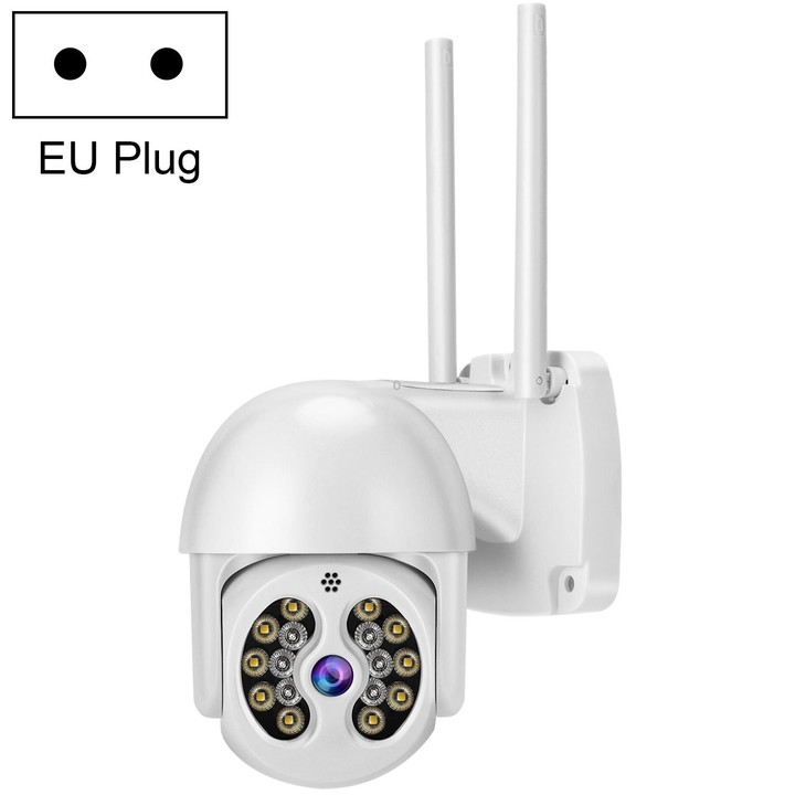 Tuya QX56 3.0 Million Pixels IP66 Waterproof 2.4G Wireless IP Camera, Support Amazon Alexa & Google Home & Motion Detection & Tw
