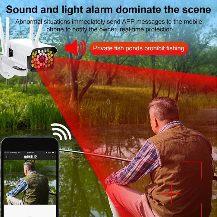 Difang DF-36Q Outdoor HD Surveillance IP Camera, Support Voice Intercom & Night Vision & Human Figure Detection & TF Card, WiFi
