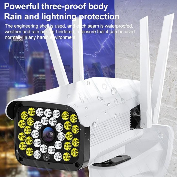 Difang DF-36Q Outdoor HD Surveillance IP Camera, Support Voice Intercom & Night Vision & Human Figure Detection & TF Card, WiFi