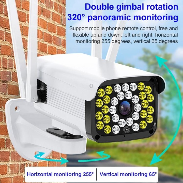 Difang DF-36Q Outdoor HD Surveillance IP Camera, Support Voice Intercom & Night Vision & Human Figure Detection & TF Card, WiFi