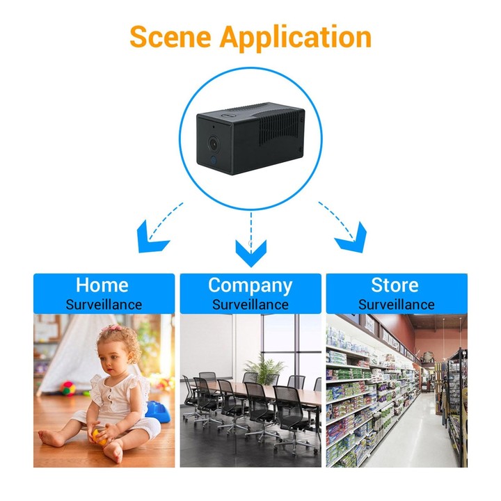 G17 2.0 Million Pixels HD 1080P Smart WiFi IP Camera, Support Night Vision & Two Way Audio & Motion Detection & TF Card, UK Plug