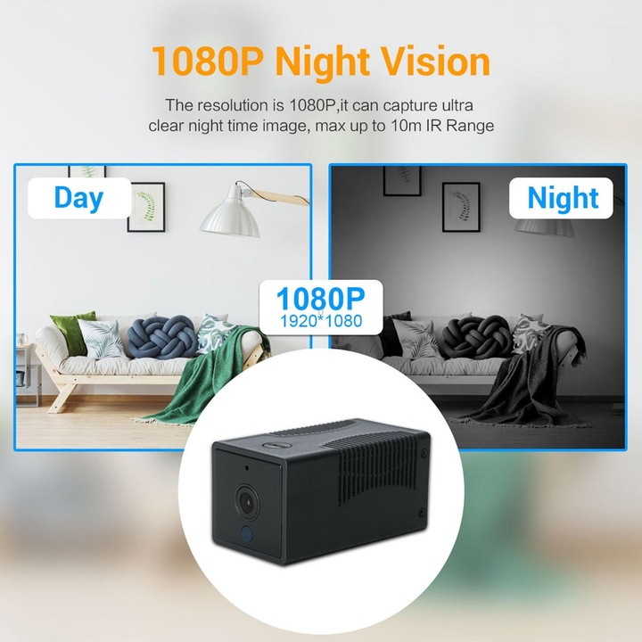 G17 2.0 Million Pixels HD 1080P Smart WiFi IP Camera, Support Night Vision & Two Way Audio & Motion Detection & TF Card, UK Plug