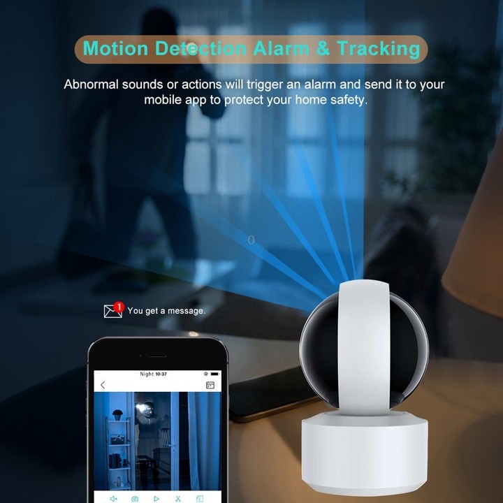 YT50-2 3.0MP 360 Rotation IP Camera WiFi Smart Security Camera, Support TF Card / Two-way Audio / Motion Detection / Night Visio
