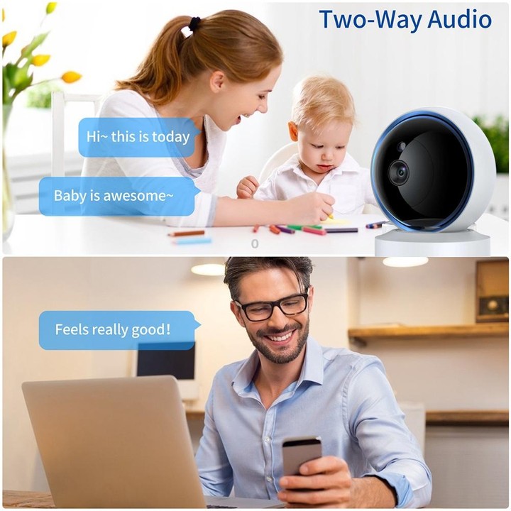 YT50-2 3.0MP 360 Rotation IP Camera WiFi Smart Security Camera, Support TF Card / Two-way Audio / Motion Detection / Night Visio