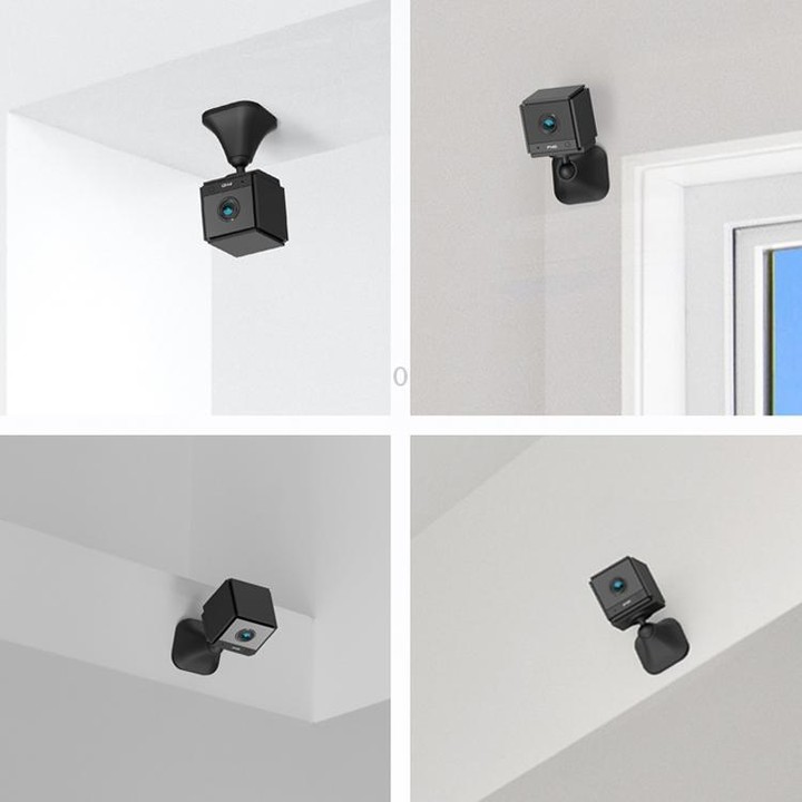 CAMSOY S20 1080P WiFi Wireless Network Action Camera Wide-angle Recorder with Mount (Black)