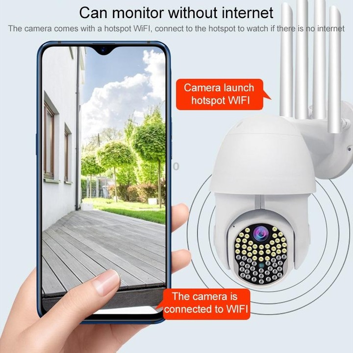 AL-63 2.0 Million Pixels 1080P HD WiFi IP Camera, Support Night Vision & Motion Detection & Two-way Intercom & TF Card, AU Plug