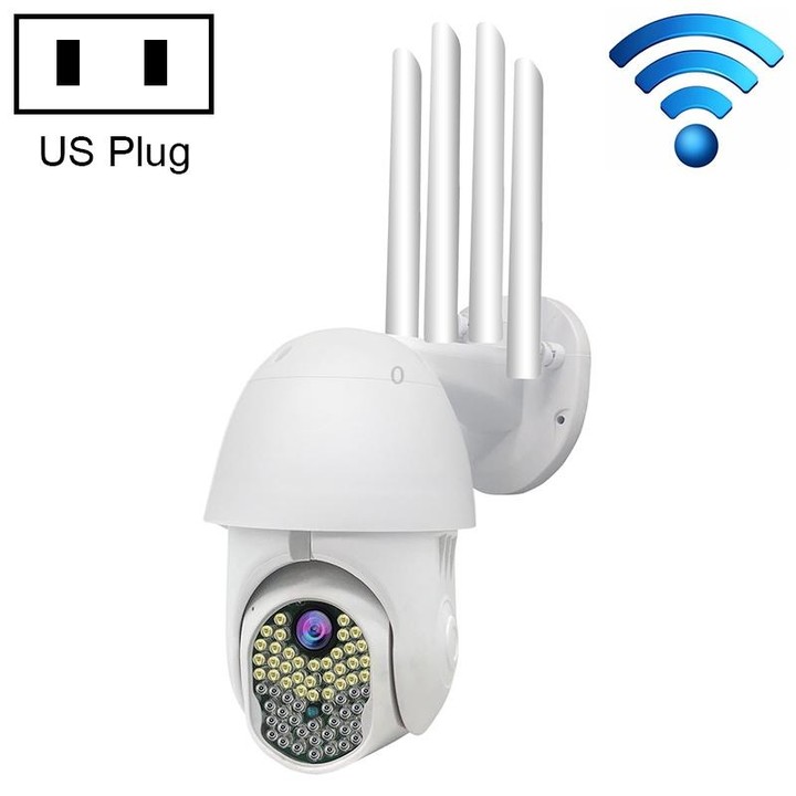 AL-63 2.0 Million Pixels 1080P HD WiFi IP Camera, Support Night Vision & Motion Detection & Two-way Intercom & TF Card, US Plug