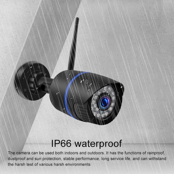 Q4 2.0 Million Pixels 1080P HD Wireless IP Camera, Support Motion Detection & Two-way Audio & Infrared Night Vision & TF Card, A
