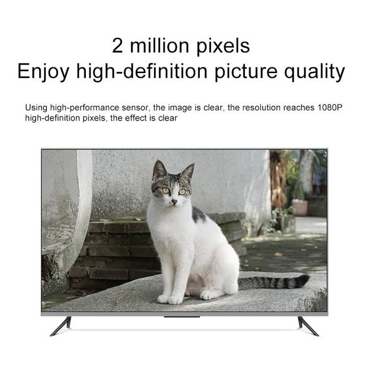 Q4 2.0 Million Pixels 1080P HD Wireless IP Camera, Support Motion Detection & Two-way Audio & Infrared Night Vision & TF Card, U