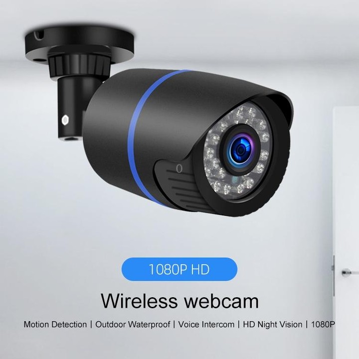 Q4 2.0 Million Pixels 1080P HD Wireless IP Camera, Support Motion Detection & Two-way Audio & Infrared Night Vision & TF Card, U