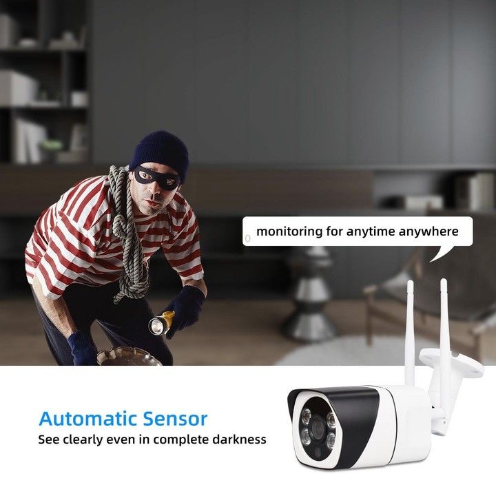 Q29 1080P HD Wireless IP Camera, Support Motion Detection & Infrared Night Vision & TF Card, UK Plug