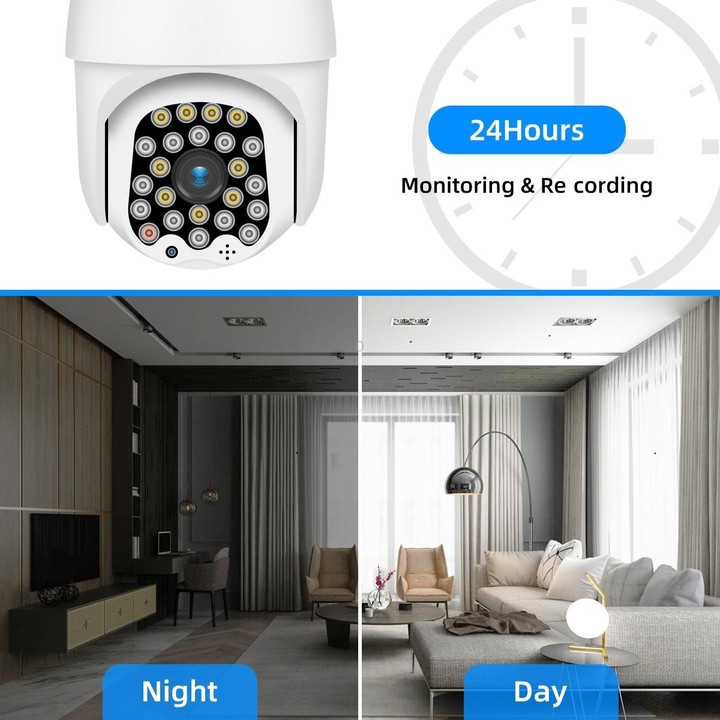 QX18 1080P HD WiFi IP Camera, Support Night Vision & Motion Detection & Two Way Audio & TF Card, AU Plug