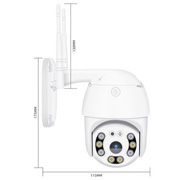 QX21 1080P HD WiFi IP Camera, Support Night Vision & Motion Detection & Two Way Audio & TF Card, AU Plug
