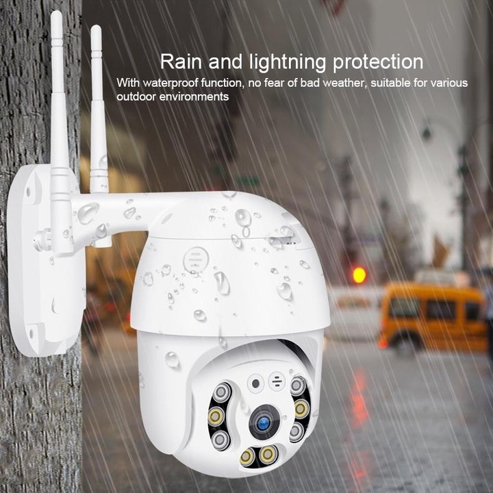 QX21 1080P HD WiFi IP Camera, Support Night Vision & Motion Detection & Two Way Audio & TF Card, AU Plug