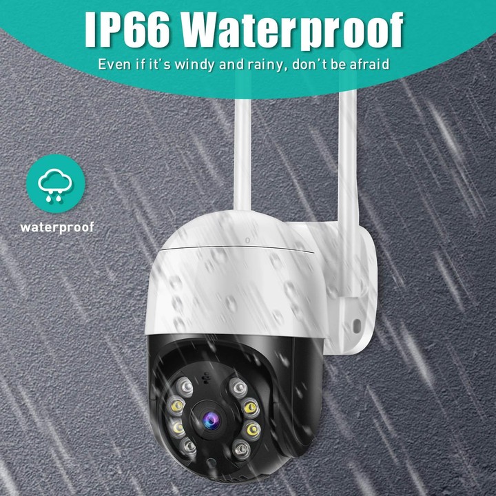 QX29 3.0MP HD WiFi IP Camera, Support Night Vision & Motion Detection & Two Way Audio & TF Card, UK Plug