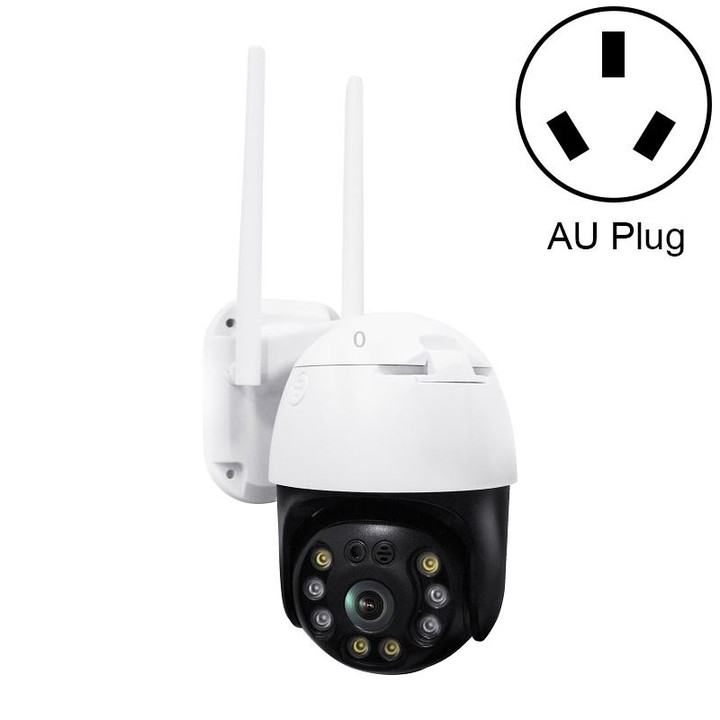 QX36 1080P 3.0MP 3.6mm Lens IP65 Waterproof PTZ 360 Degree Rotating WIFI Camera, Support Day and Night Full Color & Two-way Voic