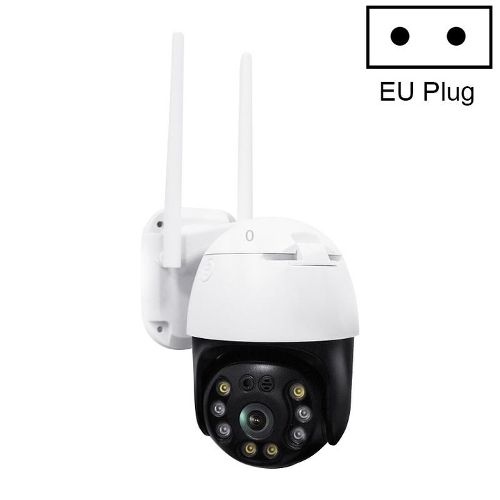 QX36 1080P 3.0MP 3.6mm Lens IP65 Waterproof PTZ 360 Degree Rotating WIFI Camera, Support Day and Night Full Color & Two-way Voic