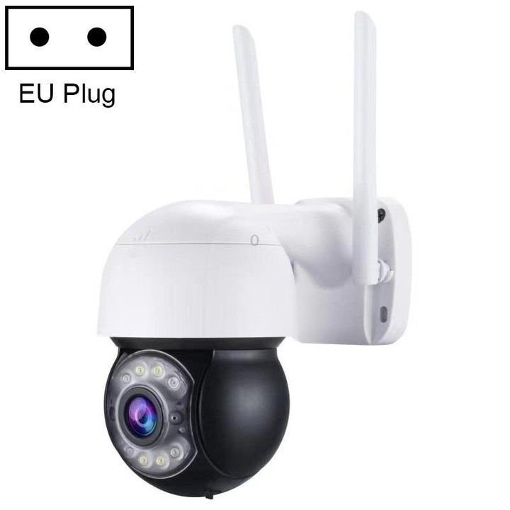 QX47 3.0 Million Pixels 1080P HD Wireless IP Camera, Support Motion Detection & Infrared Night Vision & TF Card(EU Plug)