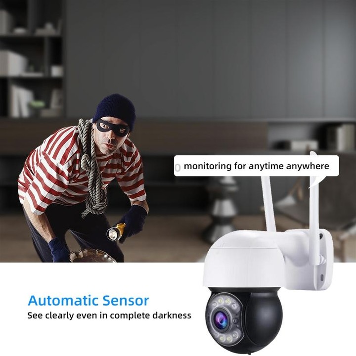 QX47 3.0 Million Pixels 1080P HD Wireless IP Camera, Support Motion Detection & Infrared Night Vision & TF Card(UK Plug)