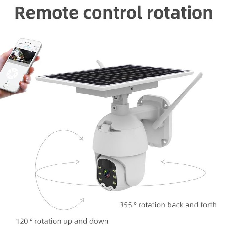 T21 1080P HD Solar Wireless IP Camera, Support Motion Detection & Infrared Night Vision & TF Card