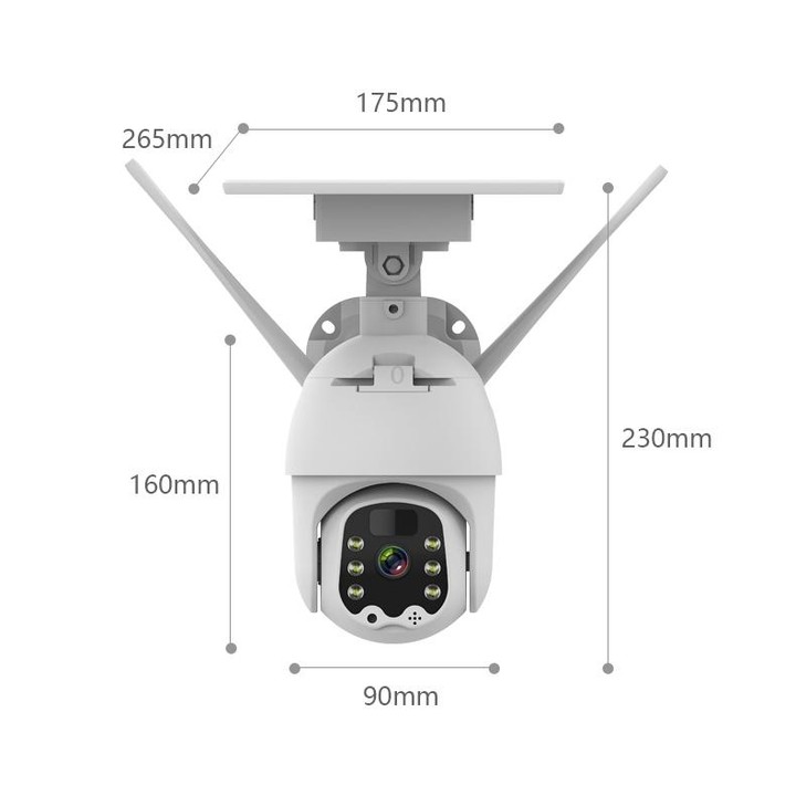 T21 1080P HD Solar Wireless IP Camera, Support Motion Detection & Infrared Night Vision & TF Card