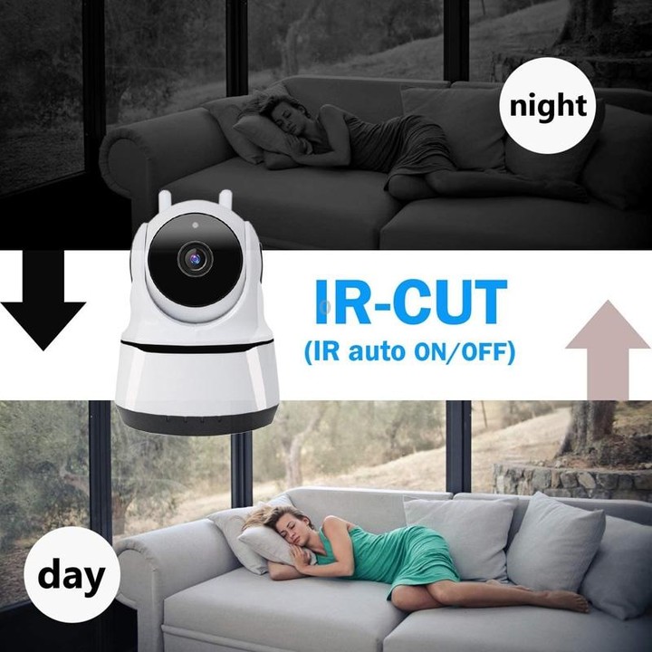 PAF200 2MP 1080P HD Wireless IP Camera, Support Motion Detection & Infrared Night Vision & TF Card(UK Plug)