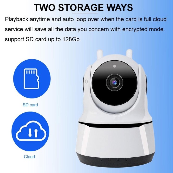 PAF200 2MP 1080P HD Wireless IP Camera, Support Motion Detection & Infrared Night Vision & TF Card(UK Plug)