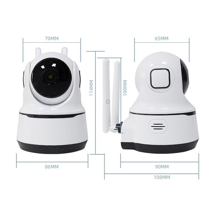 PAF200 2MP 1080P HD Wireless IP Camera, Support Motion Detection & Infrared Night Vision & TF Card(US Plug)