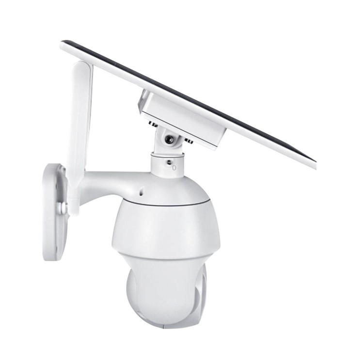 ESCAM QF480 EU Version HD 1080P IP66 Waterproof 4G Solar Panel PT IP Camera with Battery, Support Night Vision / Motion Detectio
