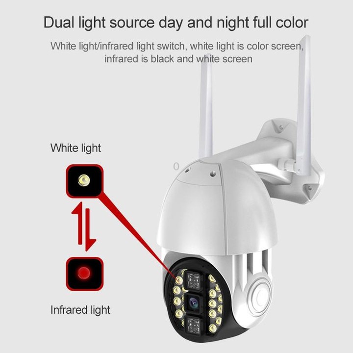 Q20 Outdoor Mobile Phone Remotely Rotate Wireless WiFi HD Camera, Support Three Modes of Night Vision & Motion Detection Video /
