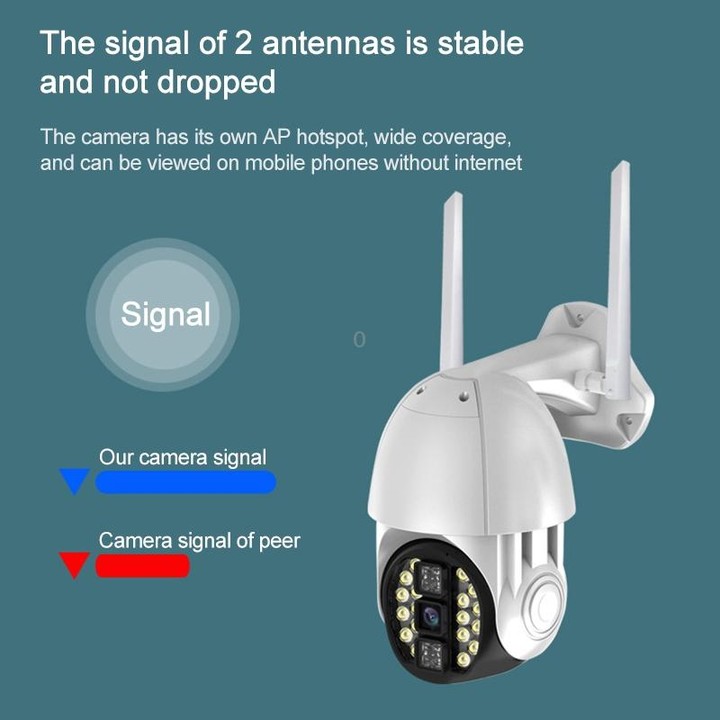 Q20 Outdoor Mobile Phone Remotely Rotate Wireless WiFi HD Camera, Support Three Modes of Night Vision & Motion Detection Video /