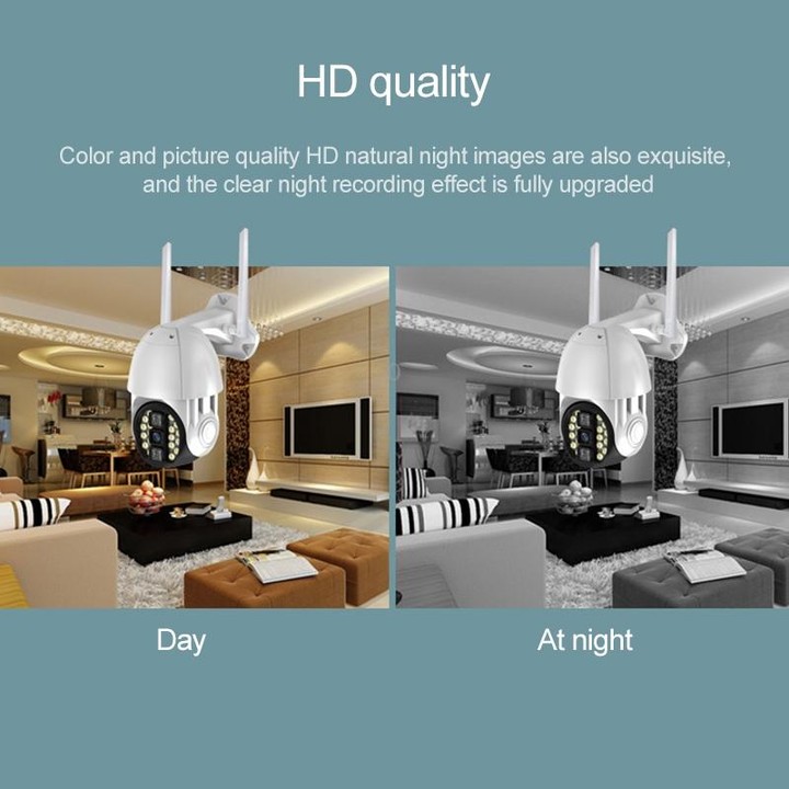 Q20 Outdoor Mobile Phone Remotely Rotate Wireless WiFi HD Camera, Support Three Modes of Night Vision & Motion Detection Video /