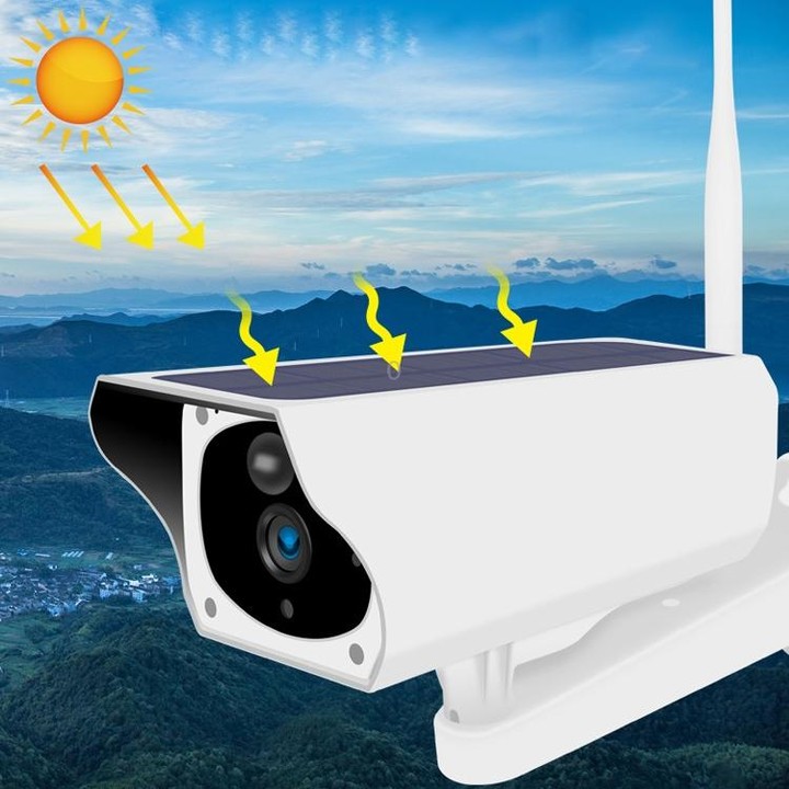 T1-2 2 Megapixel WiFi Version IP67 Waterproof Solar HD Monitor Camera without Battery & Memory, Support Infrared Night Vision &